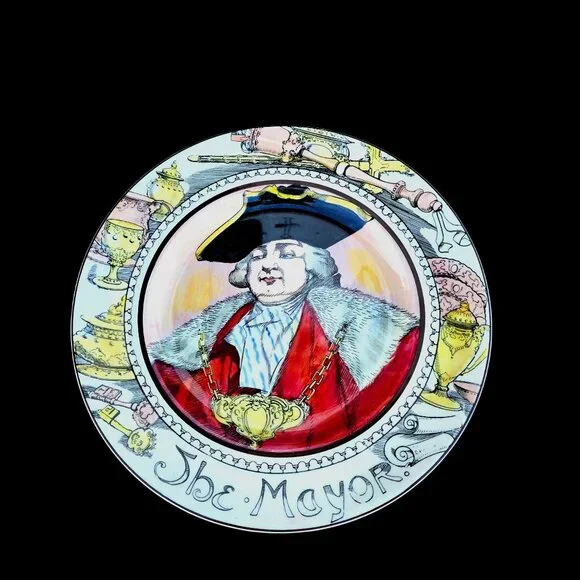 Vintage Royal Doulton Collectible Plate The Mayor Professional Series D6283 - Picture 9 of 12